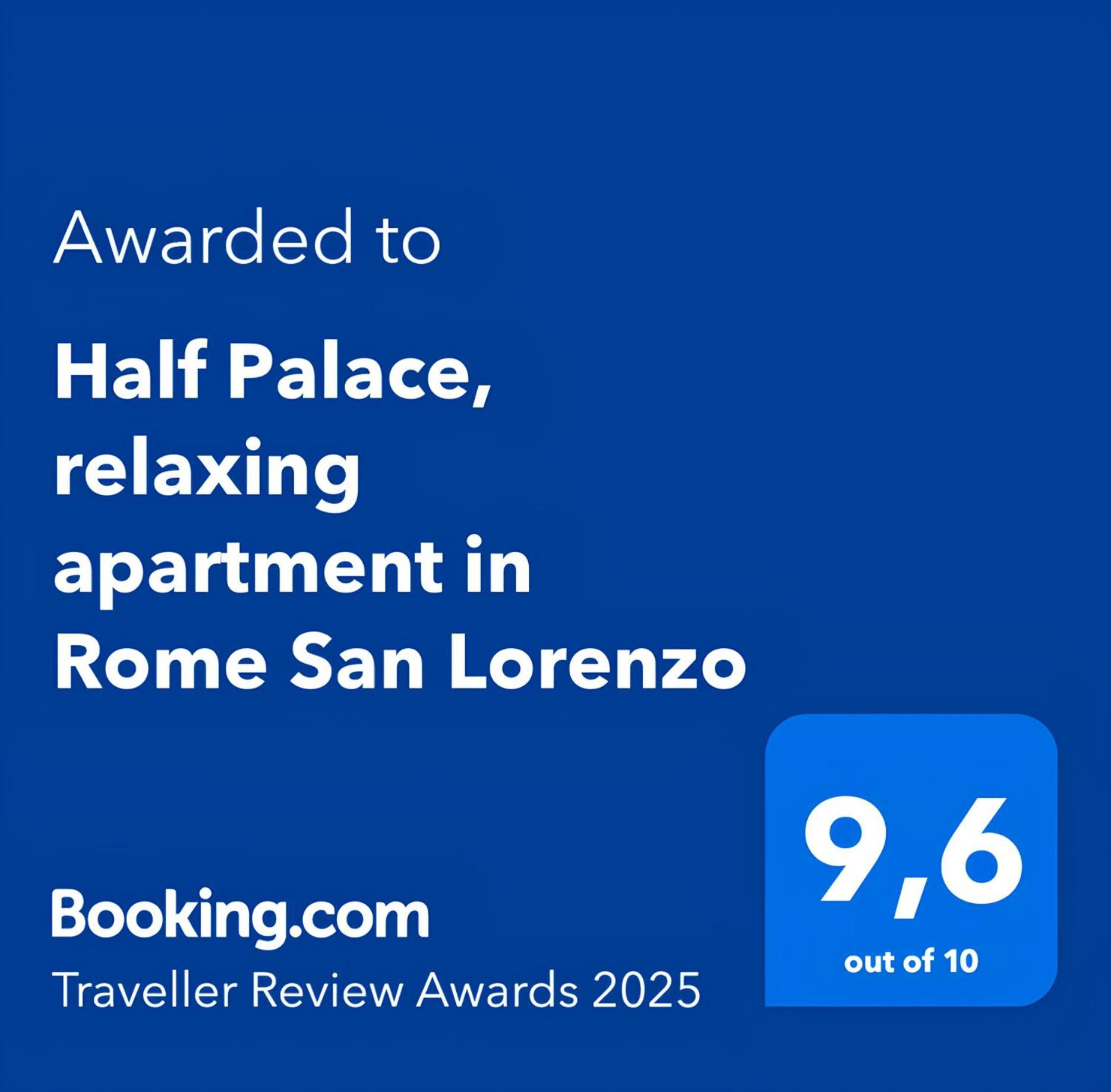 Half Palace, Relaxing Apartment In Rome San Lorenzo Екстер'єр фото